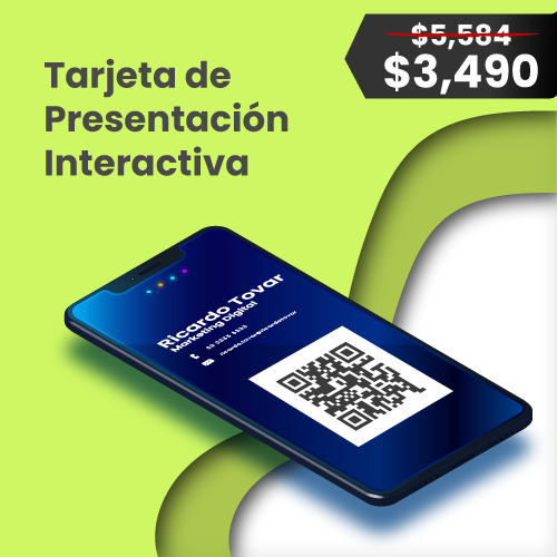 Tarjeta de Presentación Interactiva | Ricardo Tovar Marketing